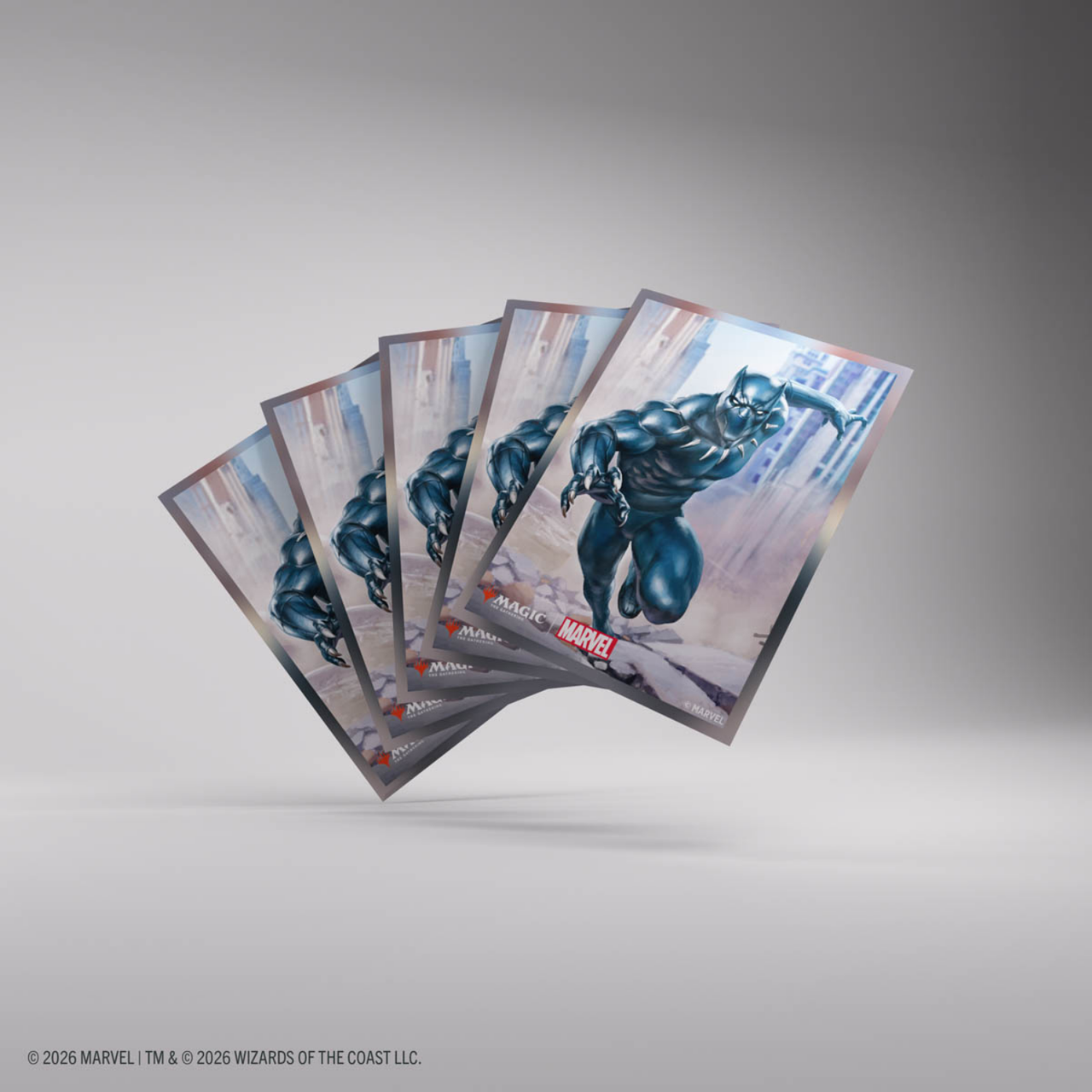 Magic The Gathering Marvel Super Heroes Premium Art Sleeves- Black Panther