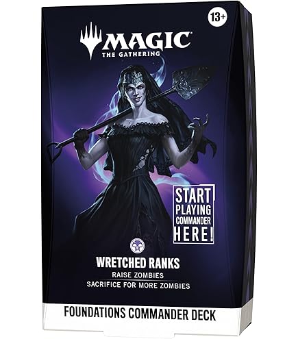 Magic the Gathering Foundations Commander Deck Wretched Ranks