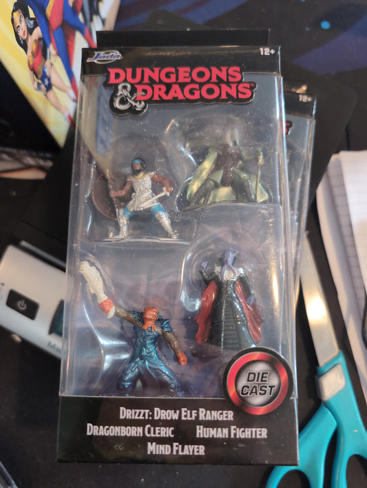 D&D Die Cast Painted Miniatures: Beholder & Others (4 pack)