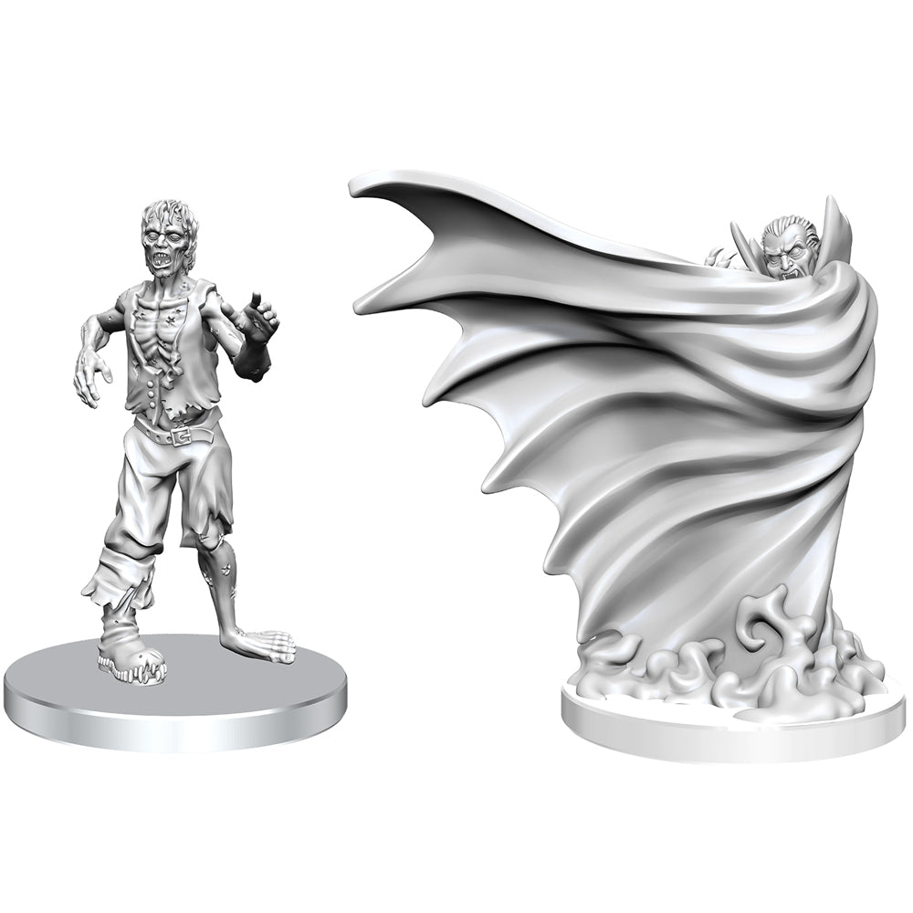 D&D Nolzur's Marvelous Unpainted Miniatures: Classic Vampire & Classic Zombie