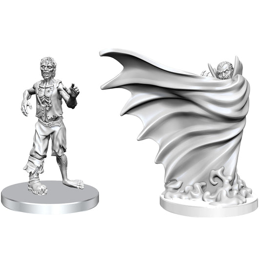 D&D Nolzur's Marvelous Unpainted Miniatures: Classic Vampire & Classic Zombie