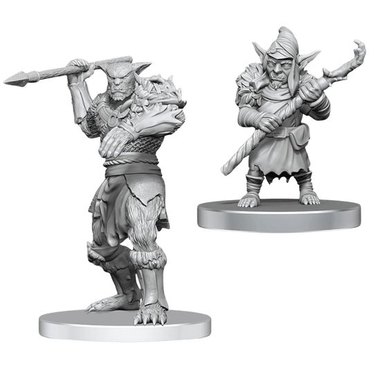 D&D Nolzur's Marvelous Unpainted Miniatures: Bugbear Stalker & Goblin Hexer