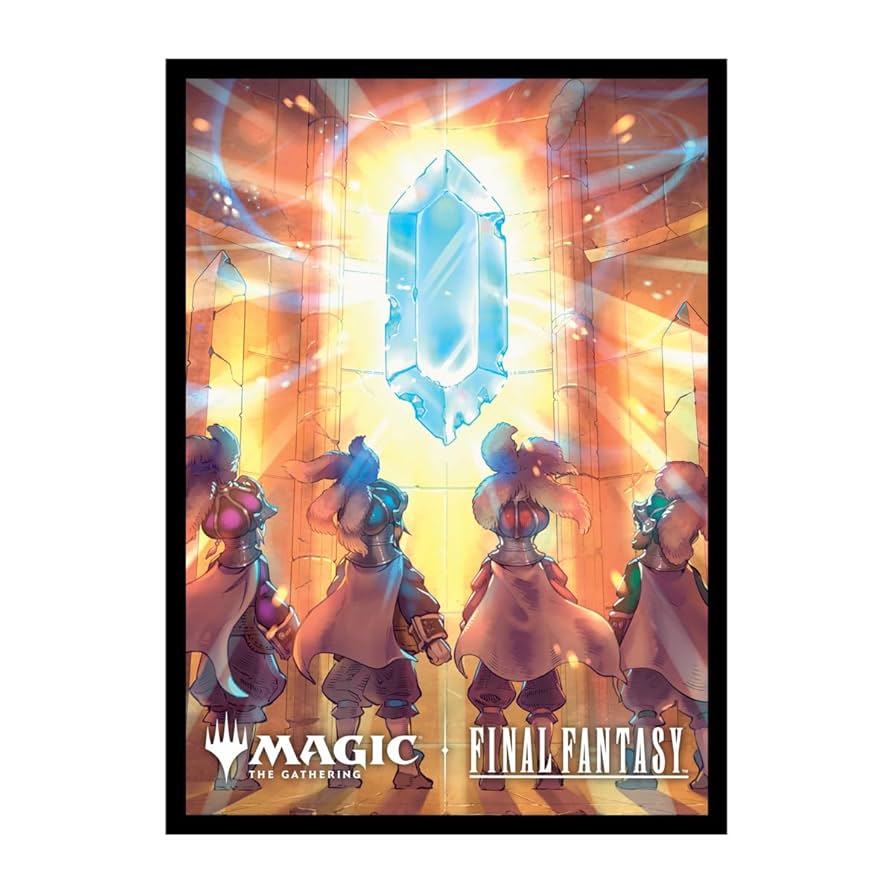 Magic The Gathering TCG: Final Fantasy 100ct sleeves Crystal
