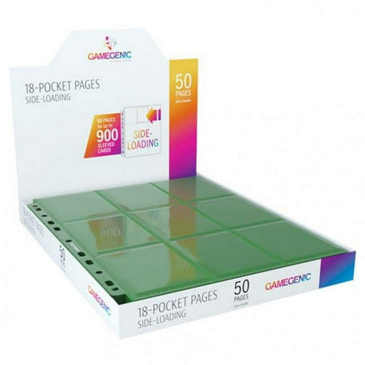 Sideloading 18-Pocket Pages:50 Pages Green