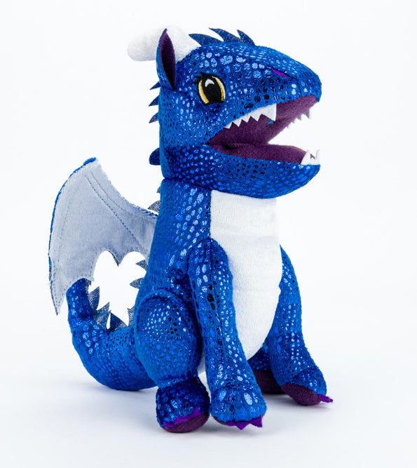 Dragon Plush Dice Bag Blue