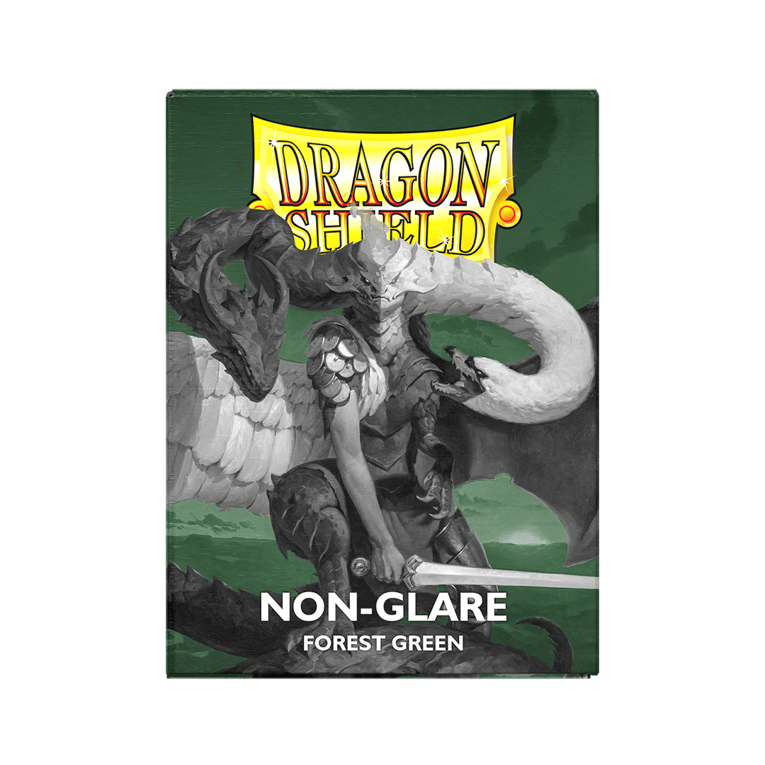 Dragon Shield Card Sleeves: Matte Forest Green Non-Glare(100)