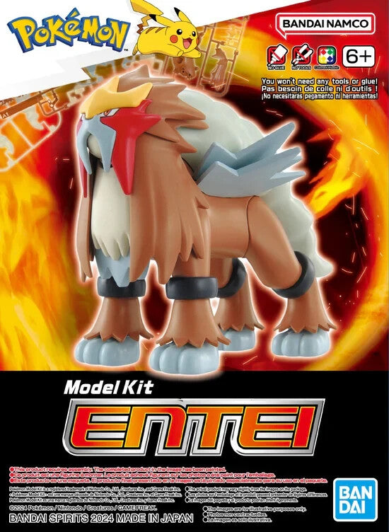 Entei Pokemon Model Kit