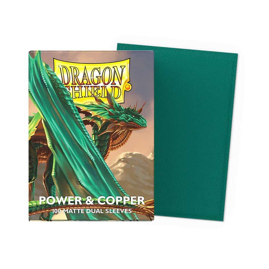 Dragon Shield Card Sleeves: Matte Dual: Power & Copper