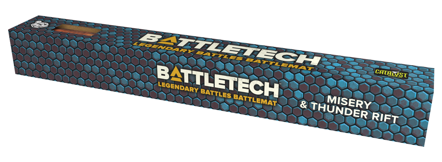 Battletech BattleMat Fieldtech Legendary Battles- Thunder Rift/Misery