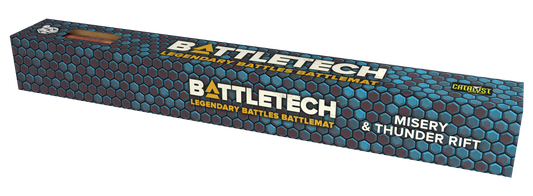 Battletech BattleMat Fieldtech Legendary Battles- Thunder Rift/Misery