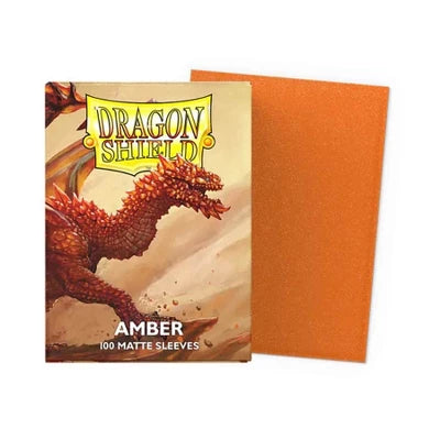 Dragon Shield Card Sleeves: Matte Amber (100)