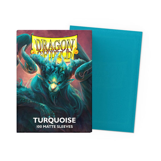 Dragon Shield Card Sleeves: Matte Turquoise(100)