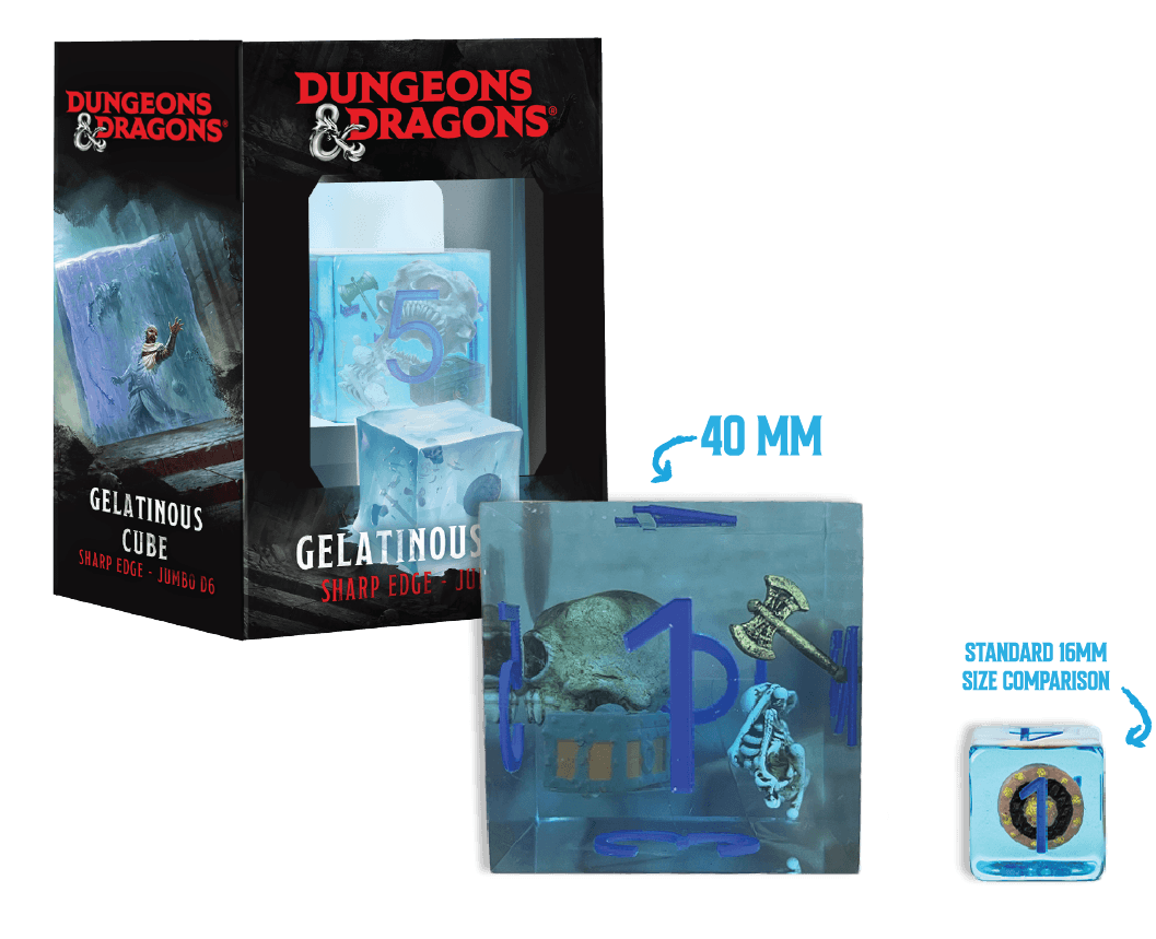 DND Jumbo Gelatinous Cube D6