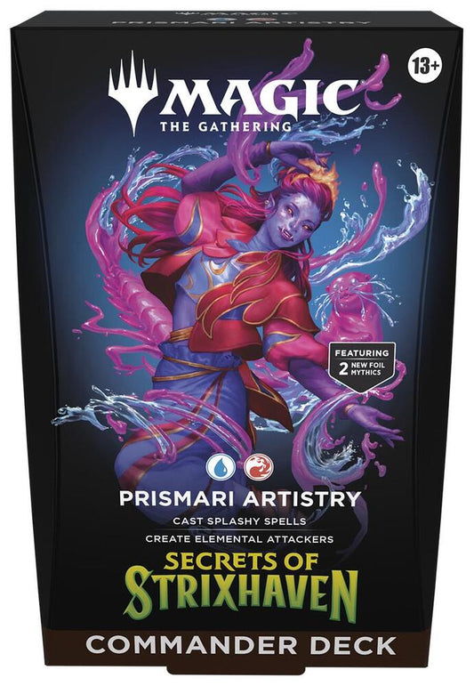 Magic the Gathering Secrets of Strixhaven Commander Deck Prismari Artistry