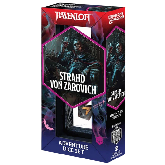 Dungeons & Dragons: Adventure Dice Set- Strahd Von Zarovich