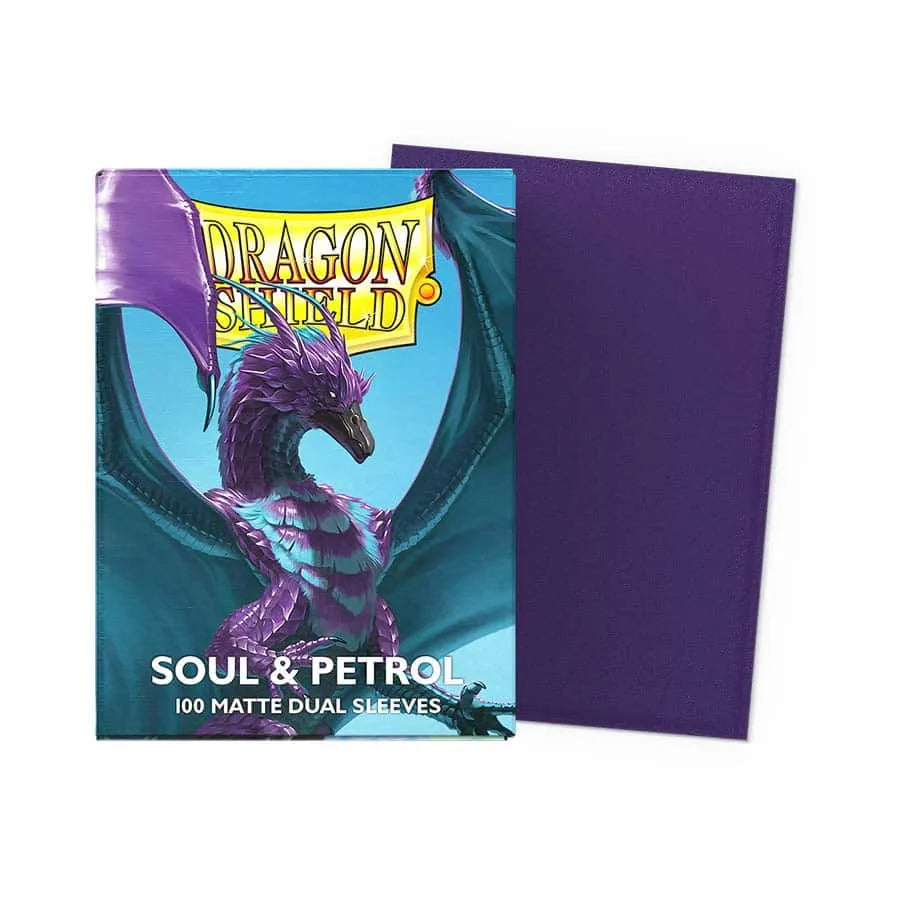 Dragon Shield Card Sleeves: Matte Dual: Soul & Petrol