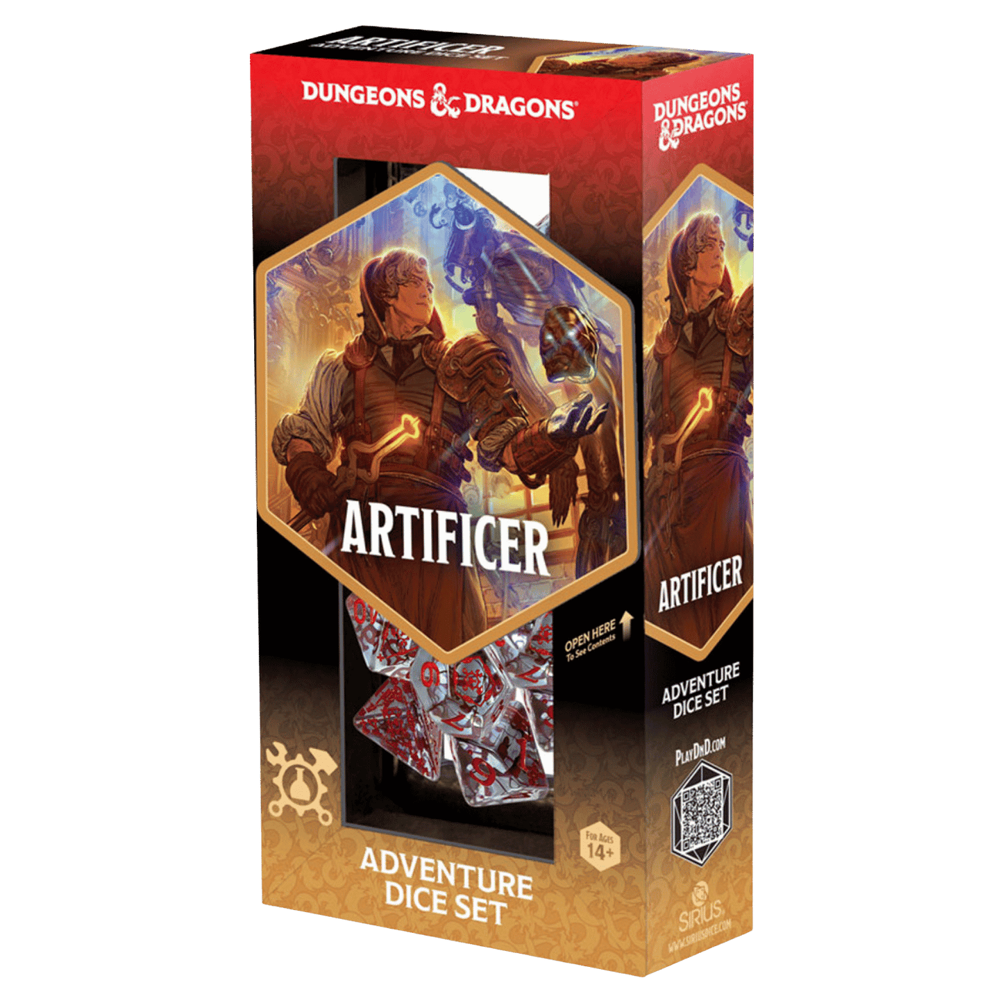Dungeons & Dragons: Adventure Dice Set- Artificer Clear