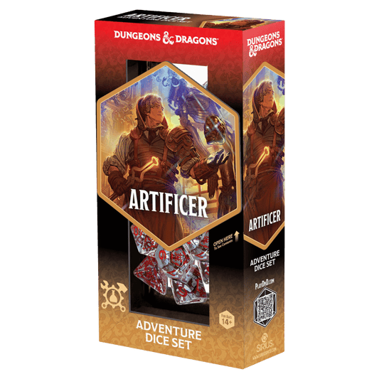 Dungeons & Dragons: Adventure Dice Set- Artificer Clear