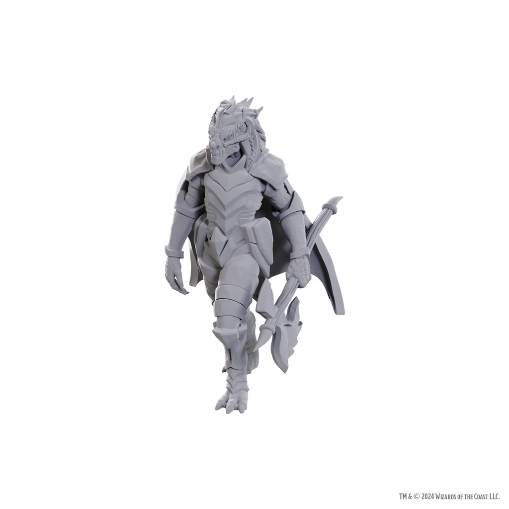 Dungeons & Dragons: Nolzur's Marvelous Unpainted Miniatures- Dragonborn of Tiamat W25