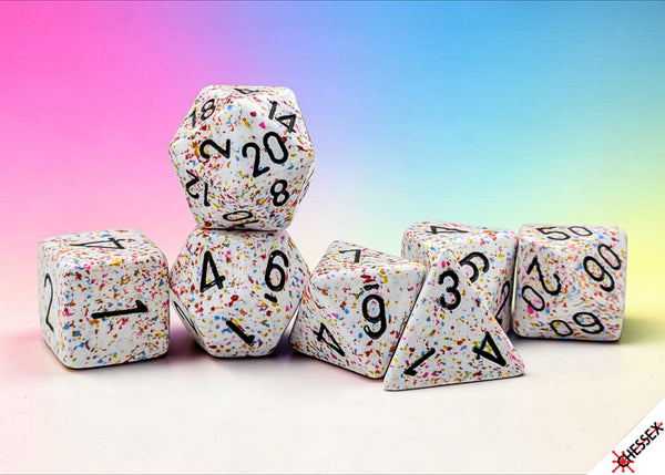 Speckled Birthday Polyhedral  Dice Set (7)