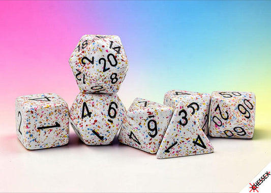 Speckled Birthday Polyhedral  Dice Set (7)