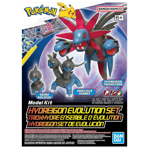 Hydreigon Evolution Pokemon Model Kit