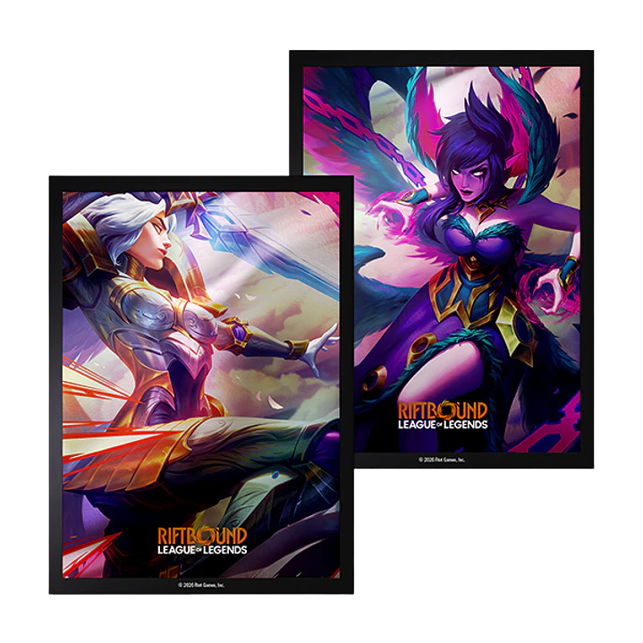 Riftbound: Vendetta Art Sleeves Kayle vs Morgana