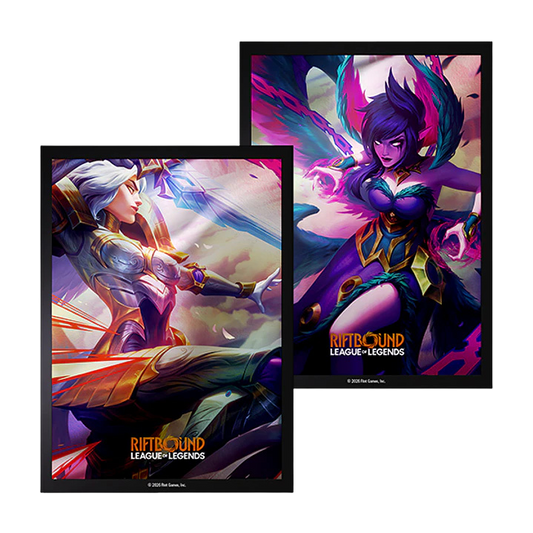 Riftbound: Vendetta Art Sleeves Kayle vs Morgana