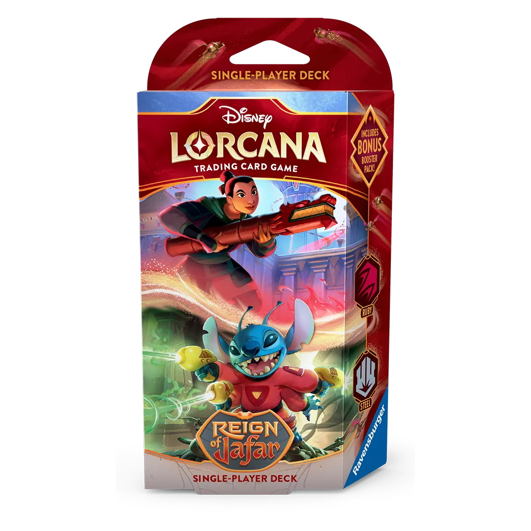 Disney Lorcana TCG: Reign of Jafar- Starter Deck Ruby/Steel