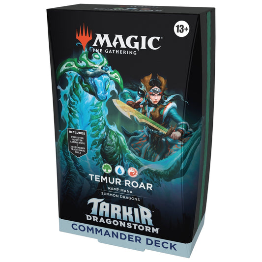 Magic The Gathering TCG: Tarkir Dragonstorm Commander Deck Temur Roar