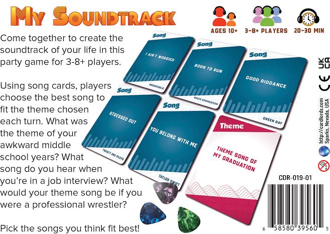 My Sountrack Board/Card Game