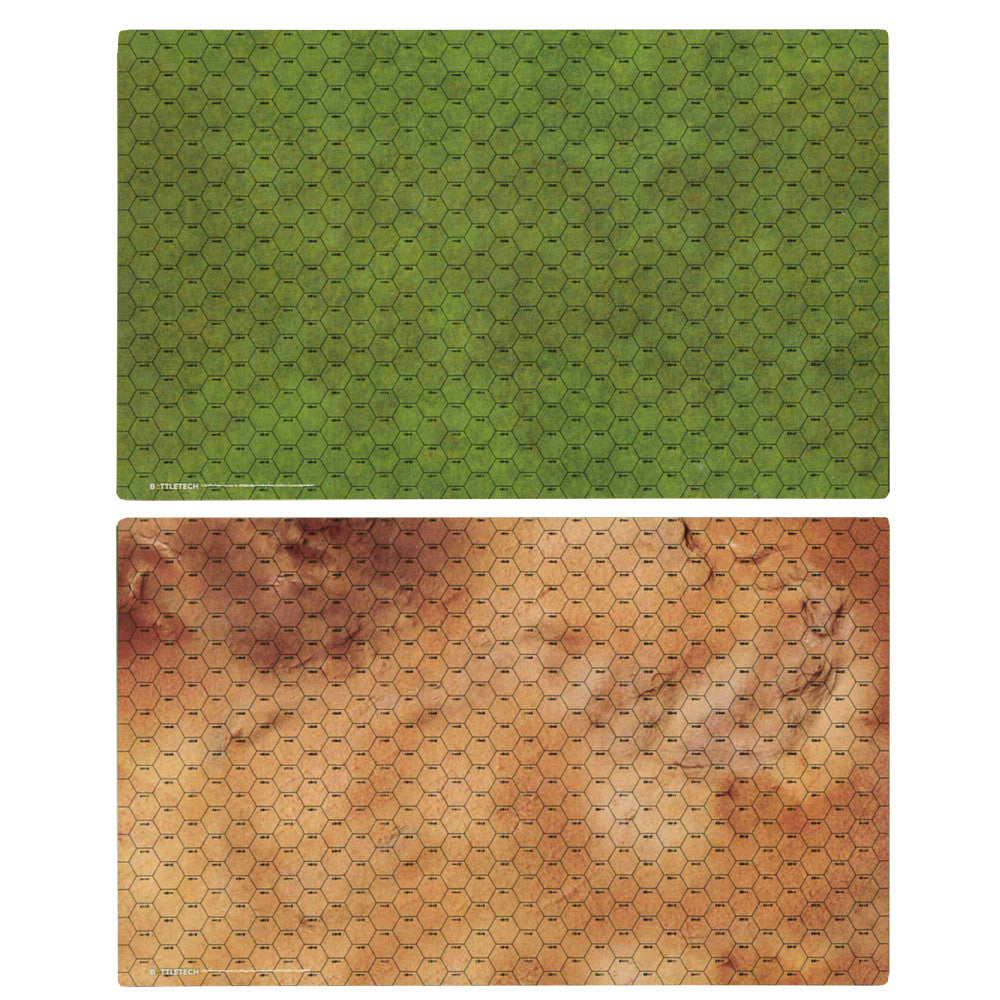 Battletech BattleMat Fieldtech Grasslands/Desert