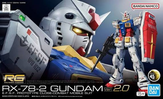 40 Rx-78-2 Gundam RG Model Kit Ver.2