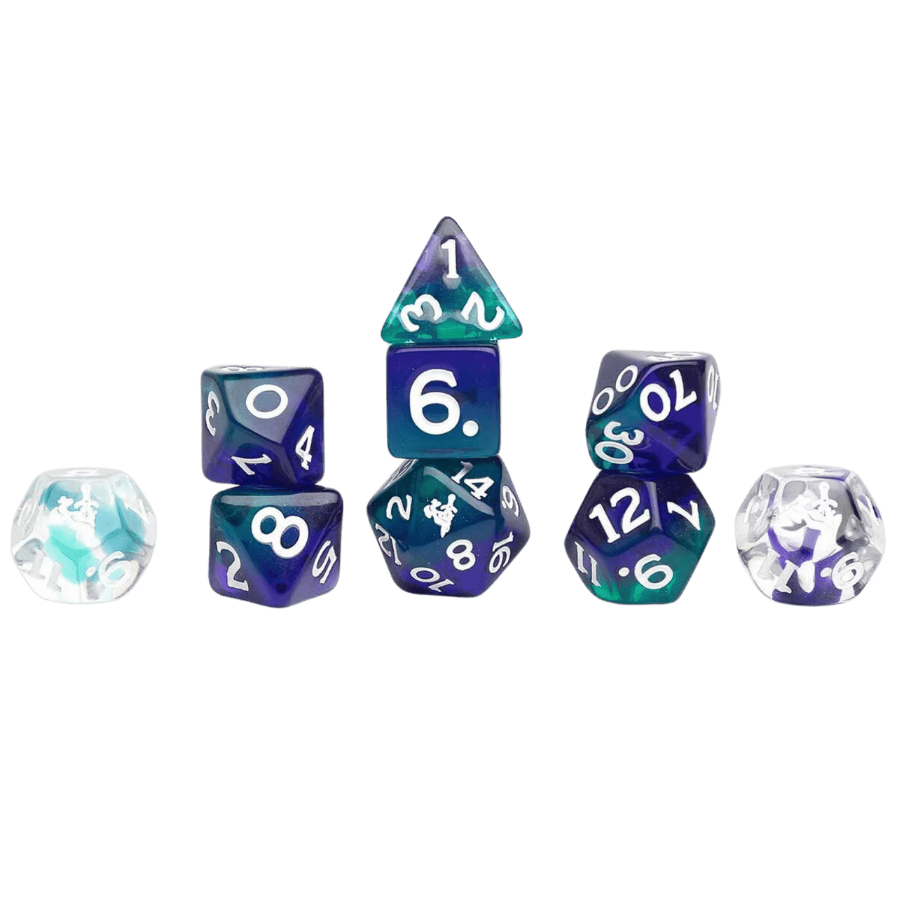 Sirius Daggerheart Duality Dice Set (7)