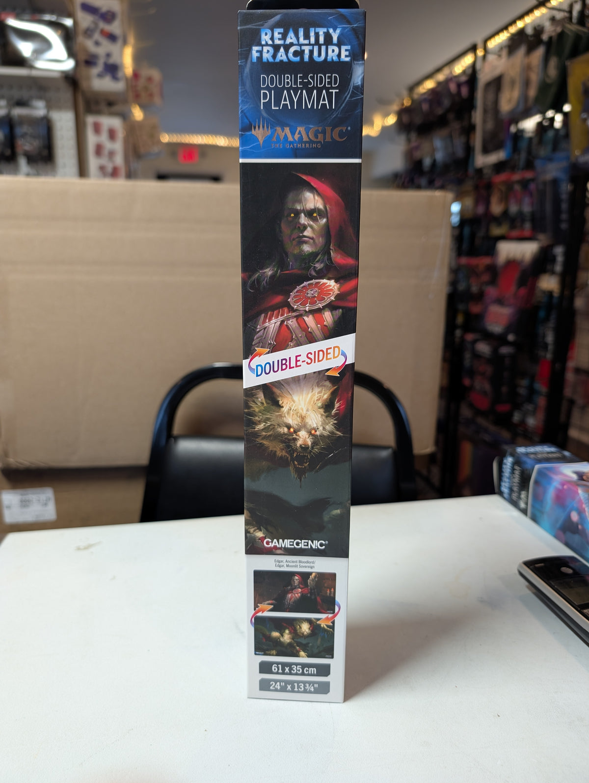 Magic: The Gathering Fractured Reality Double-sided Playmat- Edgar, Ancient Bloodlord