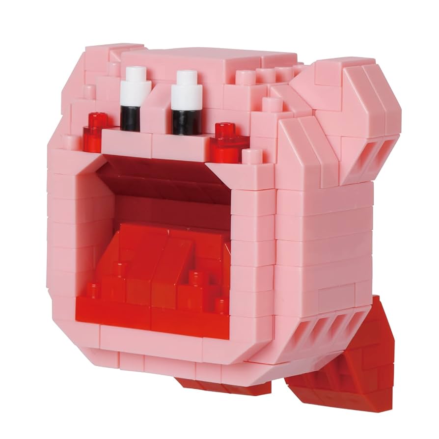 Inhaling Kirby Nanoblock