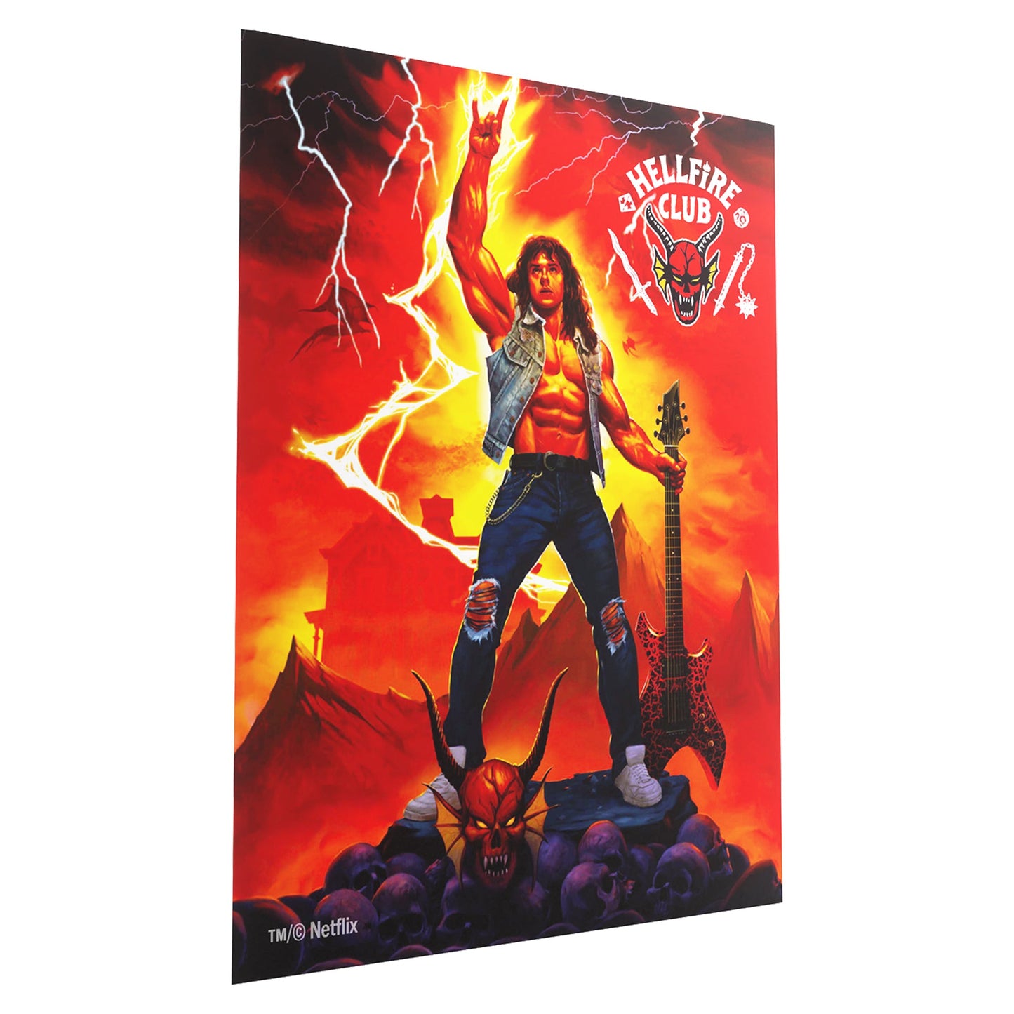 Stranger Things- Hellfire Club Art Sleeves Eddie Munson