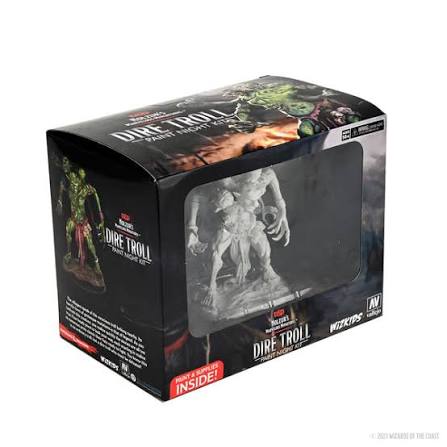 Dungeons & Dragons Nolzur's Marvelous Unpainted Miniatures: Dire Troll Paint Kit