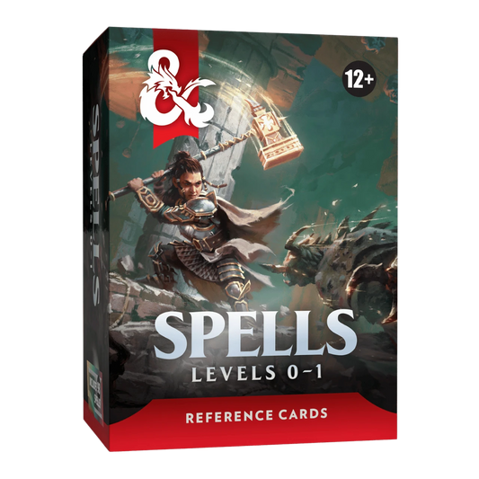 Dungeons & Dragons Spell Cards Levels 0-1