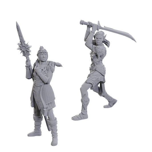 D&D Nolzur's Marvelous Unpainted Miniatures: Baldur's Gate Lae'zel & Shadowheart
