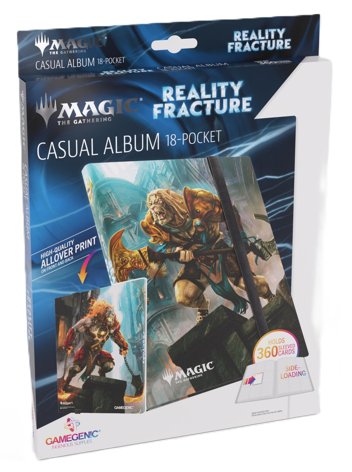 Magic: The Gathering Reality Fracture Casual Album 18-Pocket- Ajani, Path of Vengence
