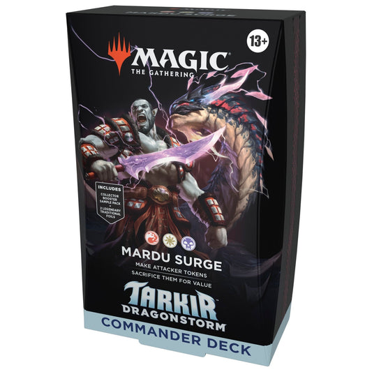 Magic The Gathering TCG: Tarkir Dragonstorm Commander Deck Mardu Surge