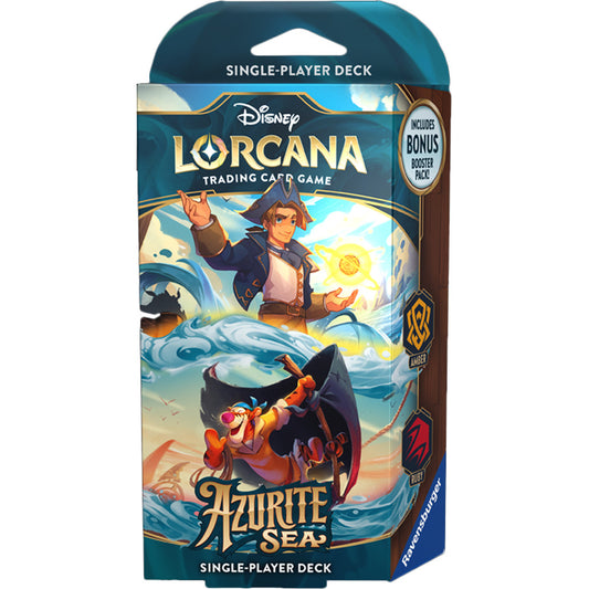 Disney Lorcana TCG: Azurite Sea- Starter Deck Amber/Ruby