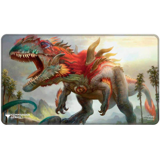 Magic TCG: Commander Series- Release 3- Three Color Shard- Q4 2024 Stitched Edge Playmat Gishath