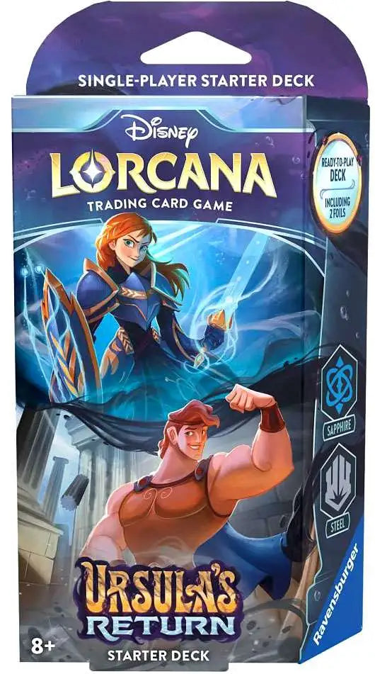 Disney Lorcana TCG: Ursula's Return Starter Deck Sapphire/Steel