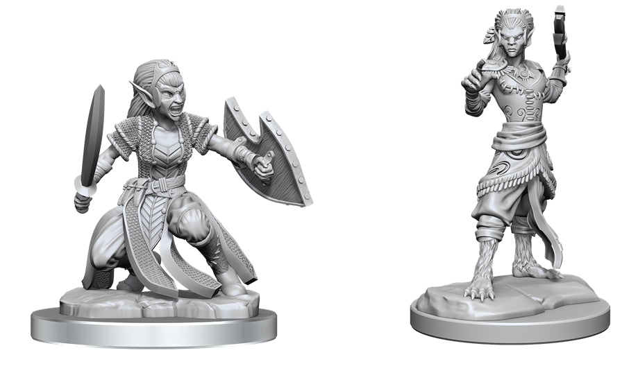 D&D Nolzur's Marvelous Unpainted Miniatures: Shifter Fighter Female W20