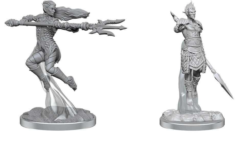 D&D Nolzur's Marvelous Unpainted Miniatures: Sea Elf Fighters W20