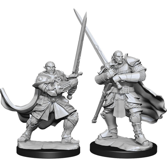 D&D Nolzur's Marvelous Unpainted Miniatures: Half-Orc Paladin Male W15