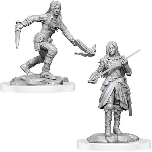 D&D Nolzur's Marvelous Unpainted Miniatures: Half-Elf Rogues Female W17