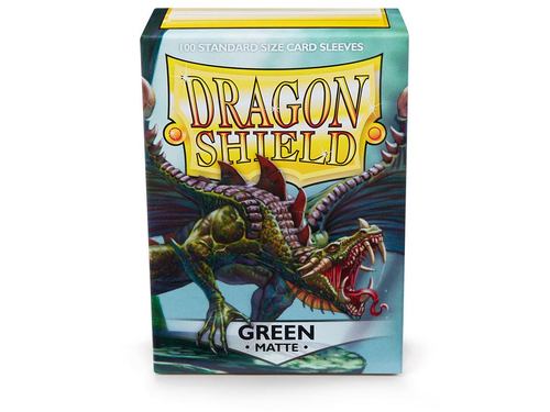 Dragon Shield 100 Green matte Card sleeves